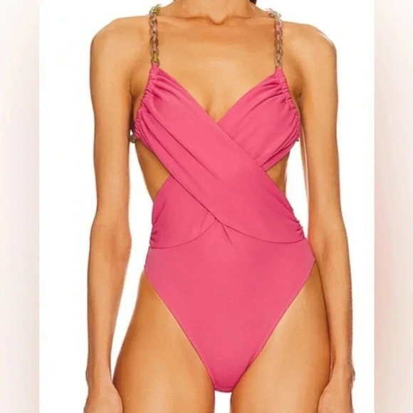 Siouxsie Bodysuit in Hot Pink DUNDAS x REVOLVE - Picture 2 of 8